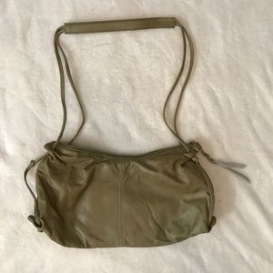 Green Leather HOBO Purse